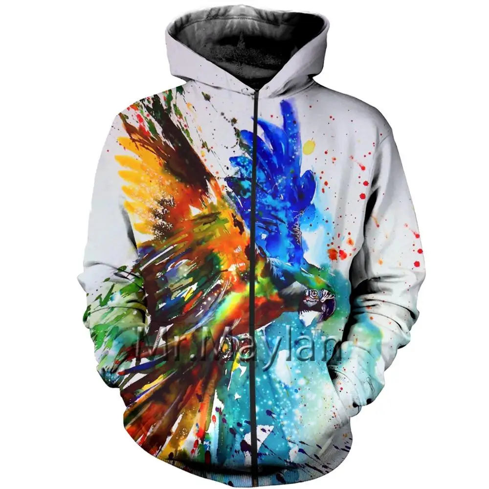 PARROT WATERCOLOR 3D Print women/man hoodies / sweatshirts harajuku fashion hooded autumn long sleeve streetwear sudadera hombre 
PARROT WATERCOLOR 3D Print women/man hoodies / sweatshirts harajuku fashion hooded autumn long sleeve streetwear sudadera hombre