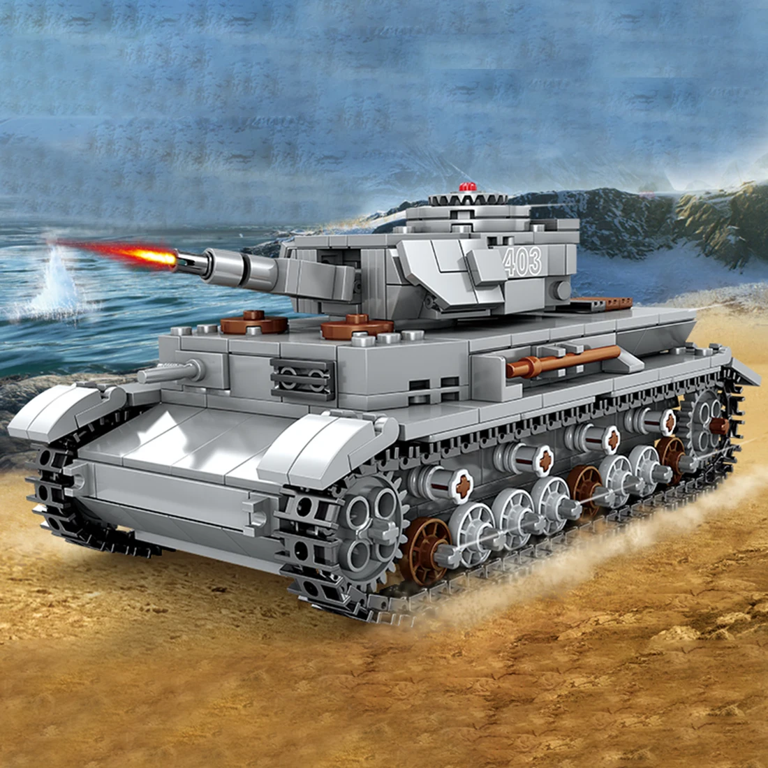 576Pcs No.4 Medium Tank Military Series Building Block Toys Blocks Bricks Assembly Educational Toys For Children Birthday Gift
576Pcs No.4 Medium Tank Military Series Building Block Toys Blocks Bricks Assembly Educational Toys For Children Birthday Gift