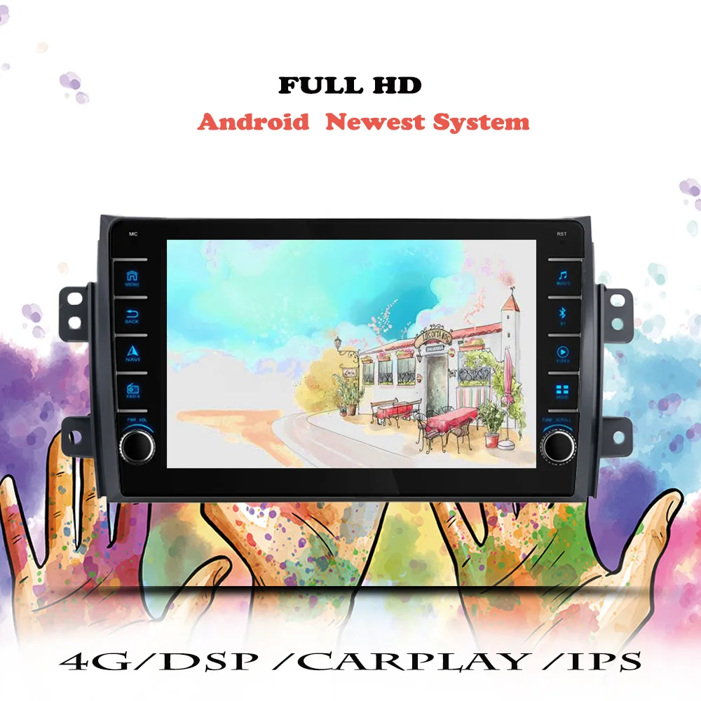 Мультимедийный проигрыватель Android 11 0 для Suzuki SX4 2006 2007 2008 2009 2010 2011 2012 2013