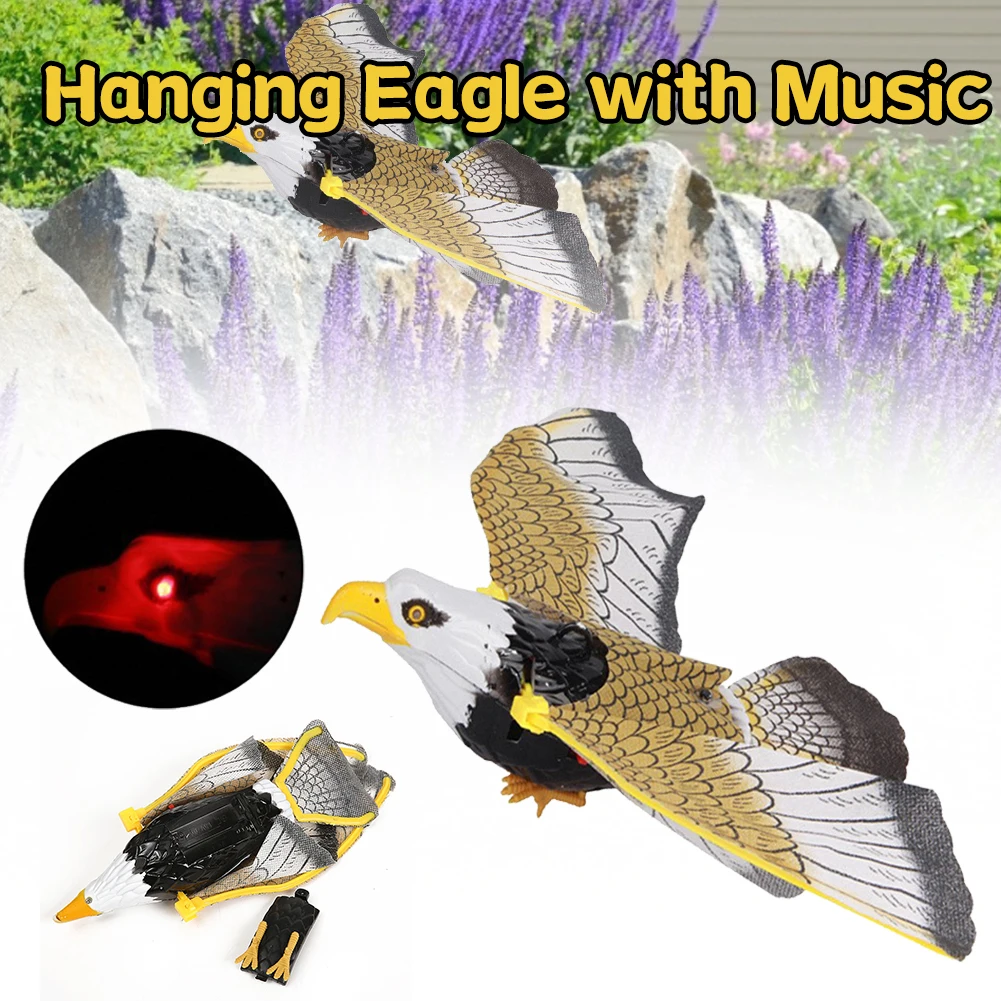 Garden Decoration Eagle Bird Repellent Luminous With Music Flying Bird Scarer Hang Eagle Protect Plants Repel Birds Garden Decor
Garden Decoration Eagle Bird Repellent Luminous With Music Flying Bird Scarer Hang Eagle Protect Plants Repel Birds Garden Decor