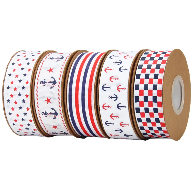 1 Printed Grosgrain Ribbon Sea Anchor 25mm 1Inch 100Yards For Cake Home Decorative Gift Box Packing Crafts 100% Polyester Tape
1 Printed Grosgrain Ribbon Sea Anchor 25mm 1Inch 100Yards For Cake Home Decorative Gift Box Packing Crafts 100% Polyester Tape