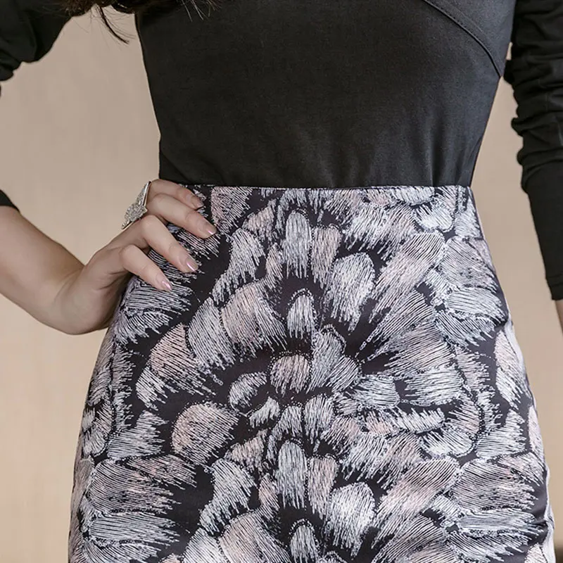 Knee Length Printed Pencil Skirts Fashion High Waist Skirt Office Sexy Lady Elegant Summer Slit Skirt
Knee Length Printed Pencil Skirts Fashion High Waist Skirt Office Sexy Lady Elegant Summer Slit Skirt