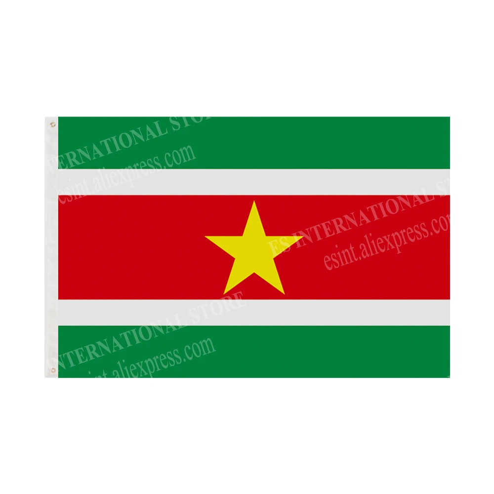 Suriname Flag National Polyester Banner Flying 90*150cm 3*5ft Flag All Over The World Worldwide Outdoor
Suriname Flag National Polyester Banner Flying 90*150cm 3*5ft Flag All Over The World Worldwide Outdoor
