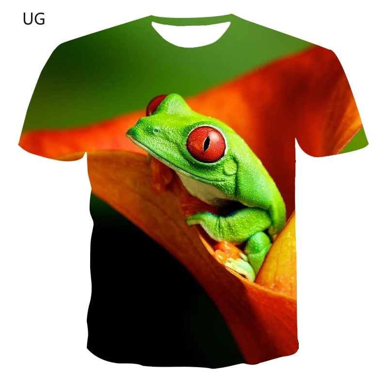 2020 The Frog Design 3D T-shirt Short Sleeve Men's Summer Fashion Top Animal Print 3DT Shirt Men's Clothing
2020 The Frog Design 3D T-shirt Short Sleeve Men's Summer Fashion Top Animal Print 3DT Shirt Men's Clothing