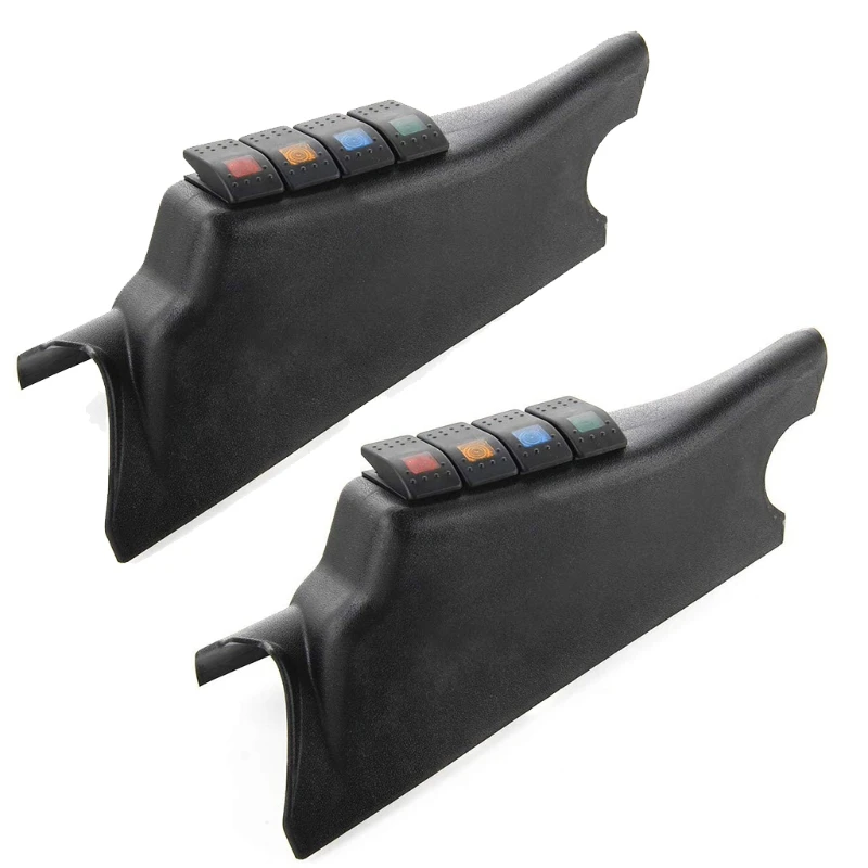 A-Pillar 4 Rocker Switch Panel with Control for 2007-2017 Jeep-Wrangler JK-JEE
A-Pillar 4 Rocker Switch Panel with Control for 2007-2017 Jeep-Wrangler JK-JEE