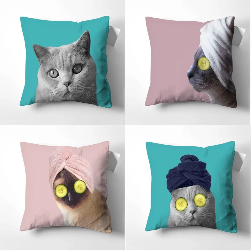 Cat Pattern Pillow Cases Cushion Cover Pillow Covers Decorative Cushions Decorative Pillows for Sofa Car Farmhouse Home Decor
Cat Pattern Pillow Cases Cushion Cover Pillow Covers Decorative Cushions Decorative Pillows for Sofa Car Farmhouse Home Decor