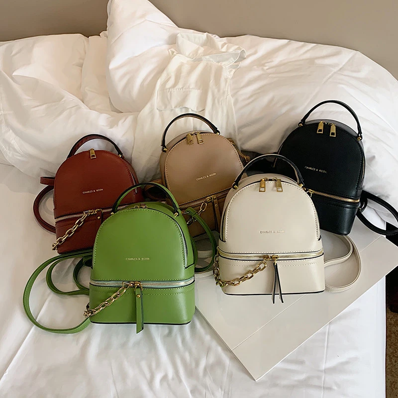 High-quality Leather Female Backpack 2021 New Chain Small Backpack Student Single Shoulder Messenger Bag Female Backpacks
High-quality Leather Female Backpack 2021 New Chain Small Backpack Student Single Shoulder Messenger Bag Female Backpacks