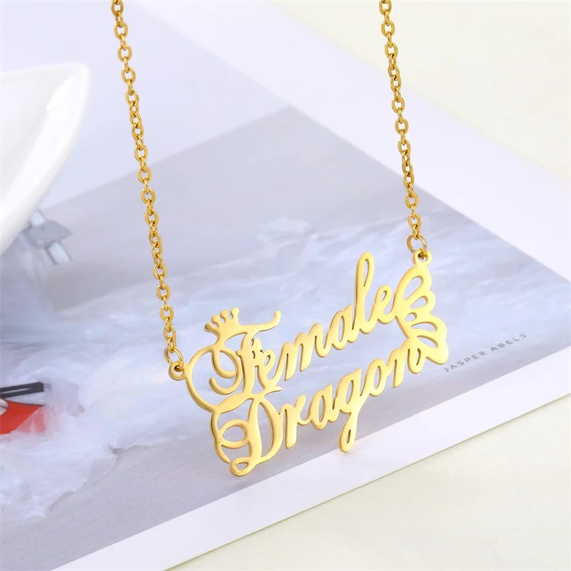 Gold Personalized Love Butterfly Jewelry Women Stainless Steel Choker Name Necklace The Custom Two Names Necklace For Women Gif
Gold Personalized Love Butterfly Jewelry Women Stainless Steel Choker Name Necklace The Custom Two Names Necklace For Women Gif