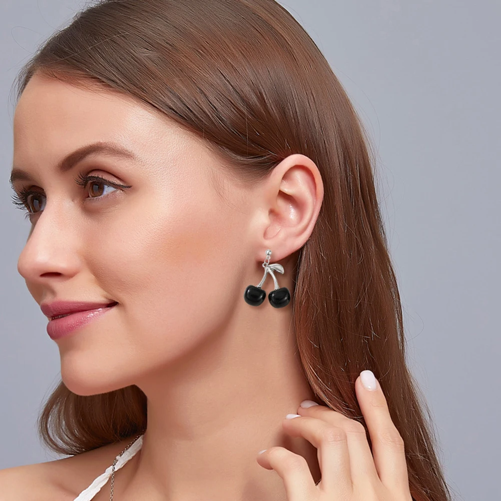 1 Pair Female Punk Ear Studs Sweet Cherry Fruit Long Dangle Earrings Jewelry Party Simple Jewelry Gift Accessories
1 Pair Female Punk Ear Studs Sweet Cherry Fruit Long Dangle Earrings Jewelry Party Simple Jewelry Gift Accessories