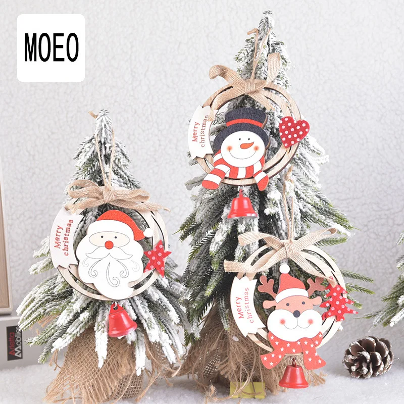 Christmas decorations wooden Christmas wreath pendant Christmas tree bell decoration wooden letter pendant Xmas accessories
Christmas decorations wooden Christmas wreath pendant Christmas tree bell decoration wooden letter pendant Xmas accessories
