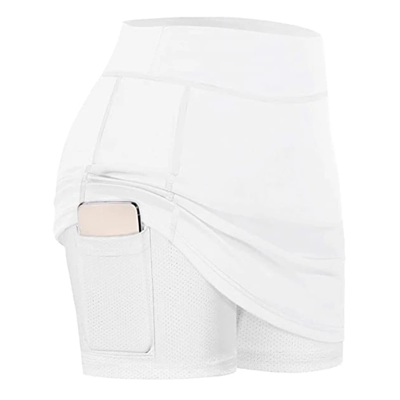 New Women Tennis Skirts Inner Shorts Elastic Sports Golf Skorts with Pockets Fit Yoga Fitness Running
New Women Tennis Skirts Inner Shorts Elastic Sports Golf Skorts with Pockets Fit Yoga Fitness Running
