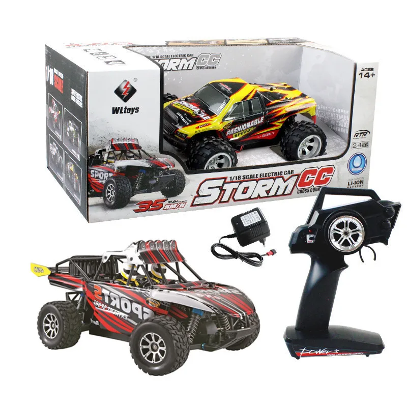 Weili K929-A 2.4G Remote Control Drift Speed Car 1:18 Full-Scale Electric Four-Wheel Drive Desert off-Road Vehicle
Weili K929-A 2.4G Remote Control Drift Speed Car 1:18 Full-Scale Electric Four-Wheel Drive Desert off-Road Vehicle