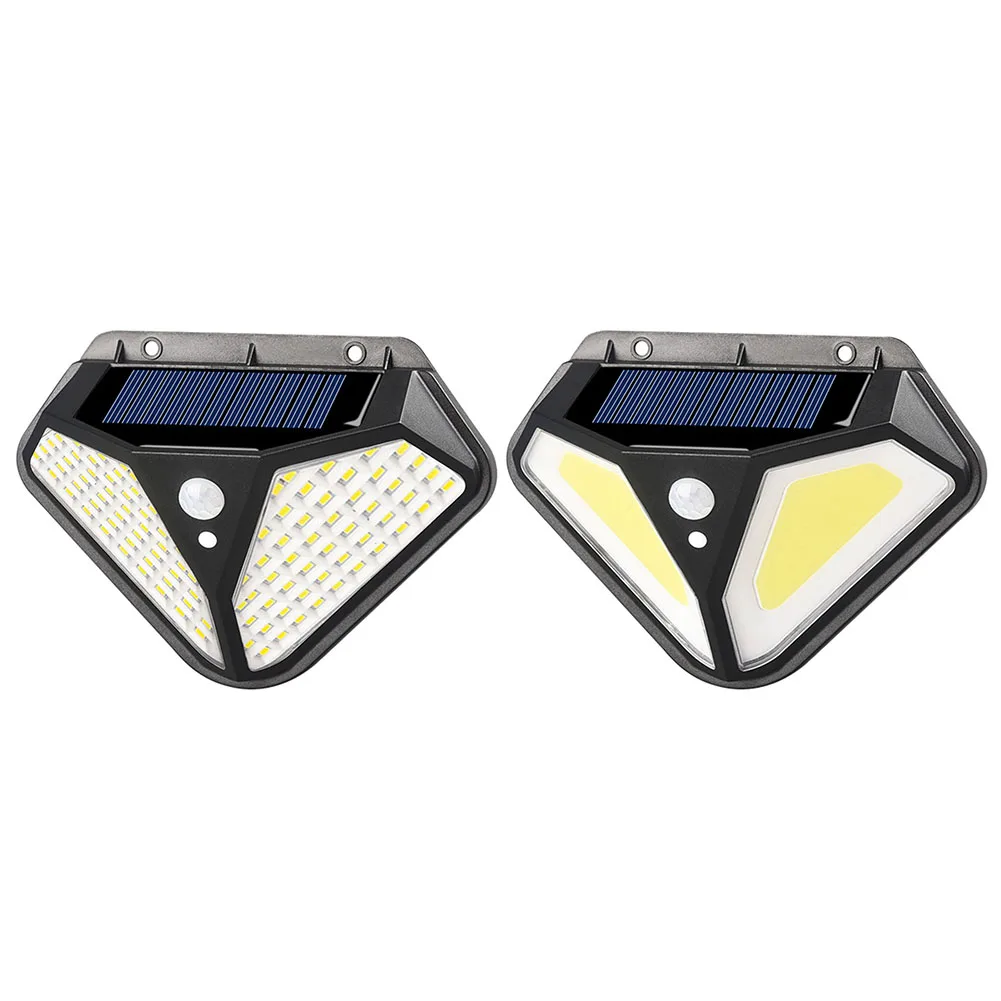 102/50COB LED 3 Modes 1500lm PIR Motion Sensor Solar Powered Light Waterproof Outdoor Garden Street Wall Decoration Lamp
102/50COB LED 3 Modes 1500lm PIR Motion Sensor Solar Powered Light Waterproof Outdoor Garden Street Wall Decoration Lamp