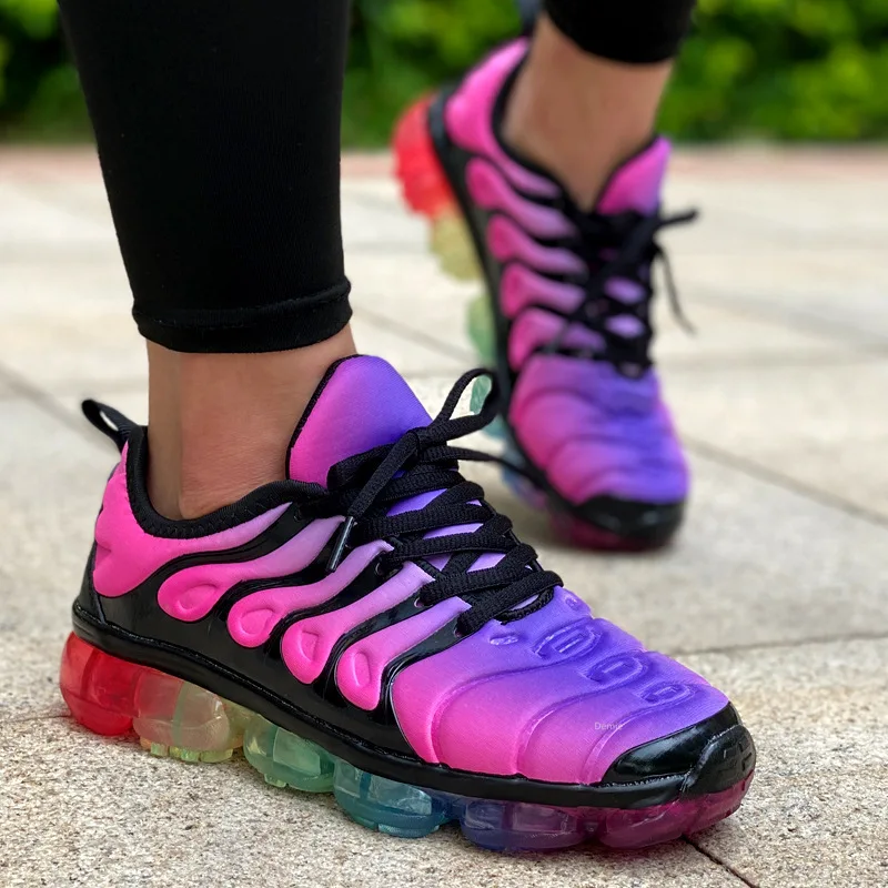 Women's Casual Shoes 2021 Summer New Lace-up Rainbow-colored Flat-bottomed Vulcanized Shoes Comfortable Casual Sports Shoes
Women's Casual Shoes 2021 Summer New Lace-up Rainbow-colored Flat-bottomed Vulcanized Shoes Comfortable Casual Sports Shoes