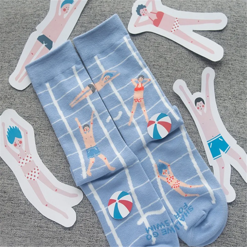 Autumn And Winter New Original Design Cartoon Retro Illustration Cotton Socks Men And Women Socks
Autumn And Winter New Original Design Cartoon Retro Illustration Cotton Socks Men And Women Socks