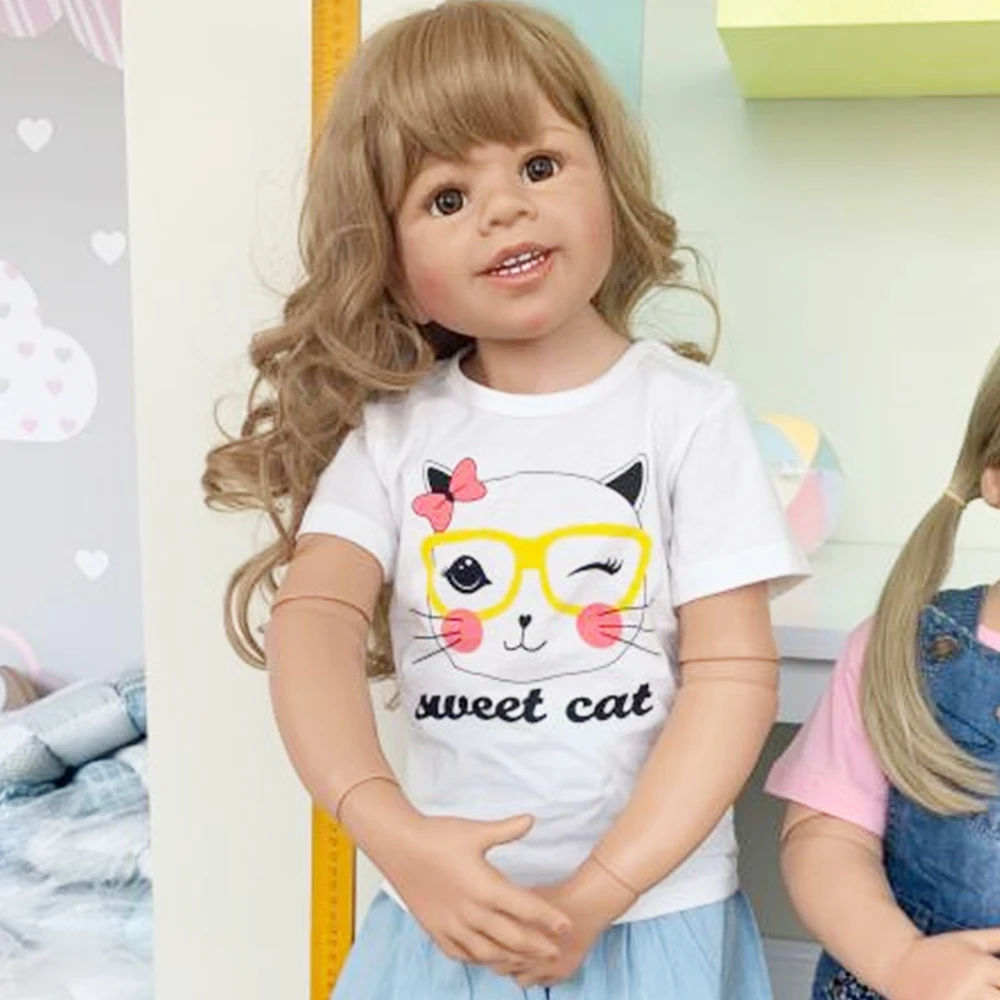 98cm Full Vinyl Ball Jointed Doll Reborn Toddler Girl realistic 1-3 years old children's clothing model Masterpiece
98cm Full Vinyl Ball Jointed Doll Reborn Toddler Girl realistic 1-3 years old children's clothing model Masterpiece
