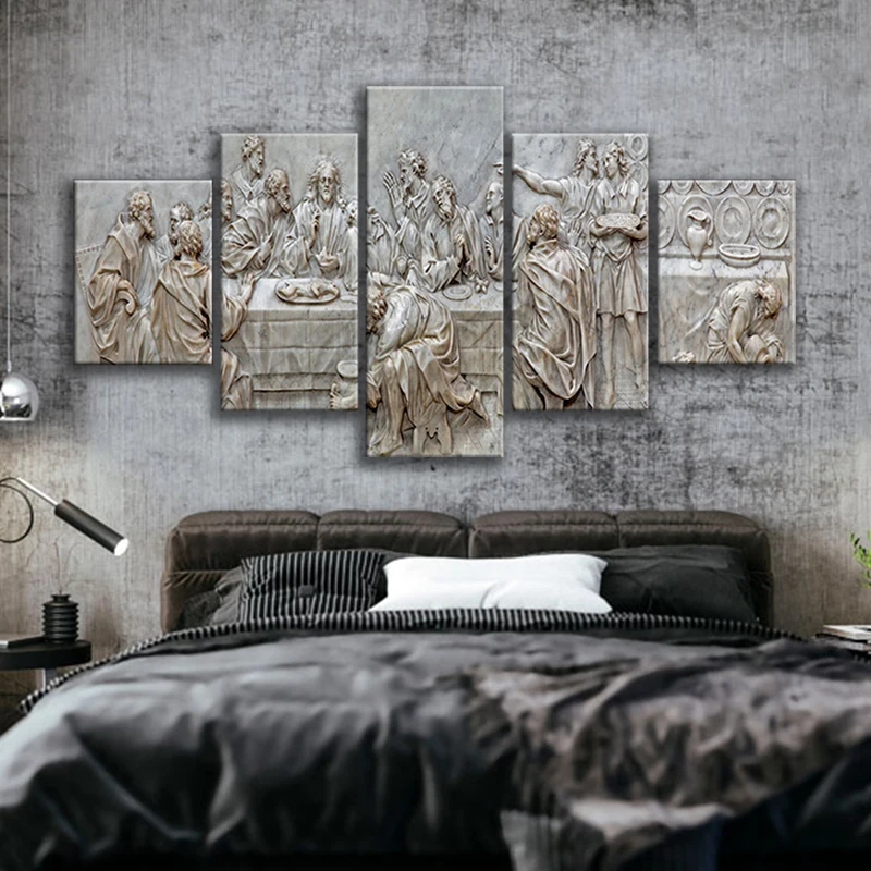 Canvas Painting Wall Art 5 Panel Christian Jesus Posters Prints Modern Modular Pictures Home Decoration Living Room Framework
Canvas Painting Wall Art 5 Panel Christian Jesus Posters Prints Modern Modular Pictures Home Decoration Living Room Framework