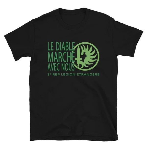 Legion Etrangere Paratrooper French Foreign Regiment Diable Marche Nous T-Shirt
Legion Etrangere Paratrooper French Foreign Regiment Diable Marche Nous T-Shirt