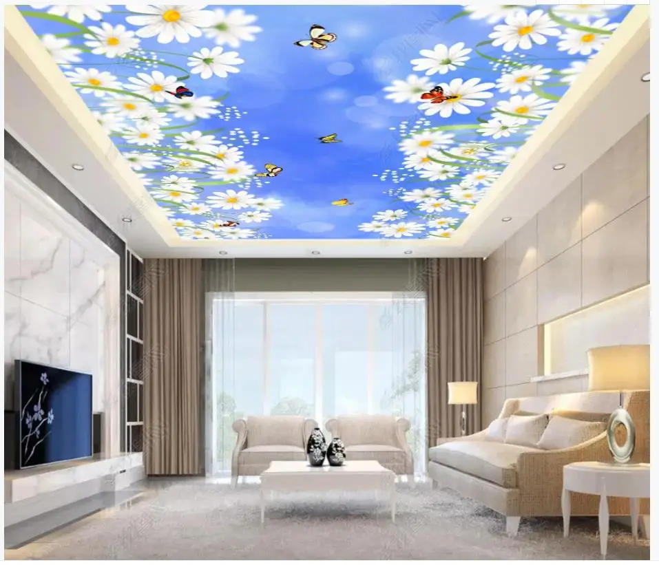 Custom ceiling wallpaper for walls 3 d zenith murals Beautiful flower cloud sky ceiling 3D painting ceiling mural decoration
Custom ceiling wallpaper for walls 3 d zenith murals Beautiful flower cloud sky ceiling 3D painting ceiling mural decoration