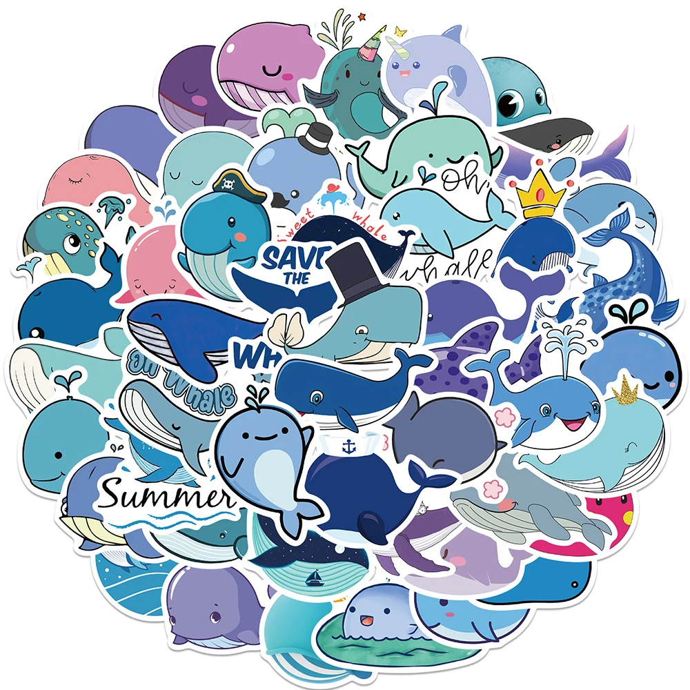 10/30/50PCS Cute Cartoon Whale Anime Stickers DIY Luggage Guitar Fridge Laptop Travel Luggage Fun Animal Decal Sticker for Kid
10/30/50PCS Cute Cartoon Whale Anime Stickers DIY Luggage Guitar Fridge Laptop Travel Luggage Fun Animal Decal Sticker for Kid