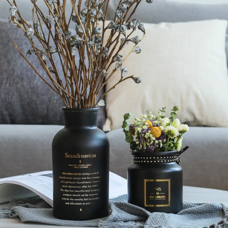 Minimalist Black White Container Glass Storage Jar Bottle Scandinavian Desk Storage Organizer Hydroponic Plant Vase Home Decor
Minimalist Black White Container Glass Storage Jar Bottle Scandinavian Desk Storage Organizer Hydroponic Plant Vase Home Decor