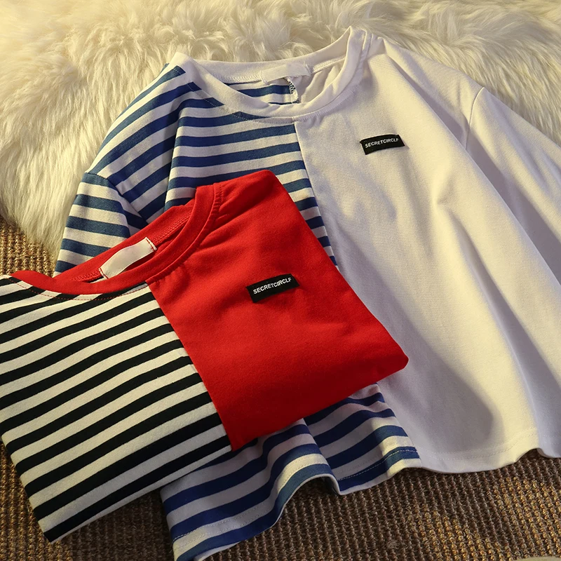 Women's Cotton Short-Sleeved T-shirt Summer 2021 New Patchwork Short Top Large Size Women's Clothing
Women's Cotton Short-Sleeved T-shirt Summer 2021 New Patchwork Short Top Large Size Women's Clothing