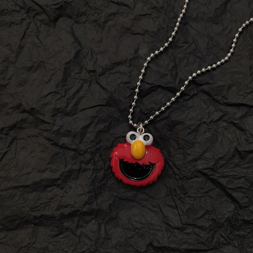 Korean Fashion Sesame Street Chain Necklace For Couples 2021 Trend Cartoon Hip Hop Jewelry Grunge Jewelry Necklace Wholesale
Korean Fashion Sesame Street Chain Necklace For Couples 2021 Trend Cartoon Hip Hop Jewelry Grunge Jewelry Necklace Wholesale