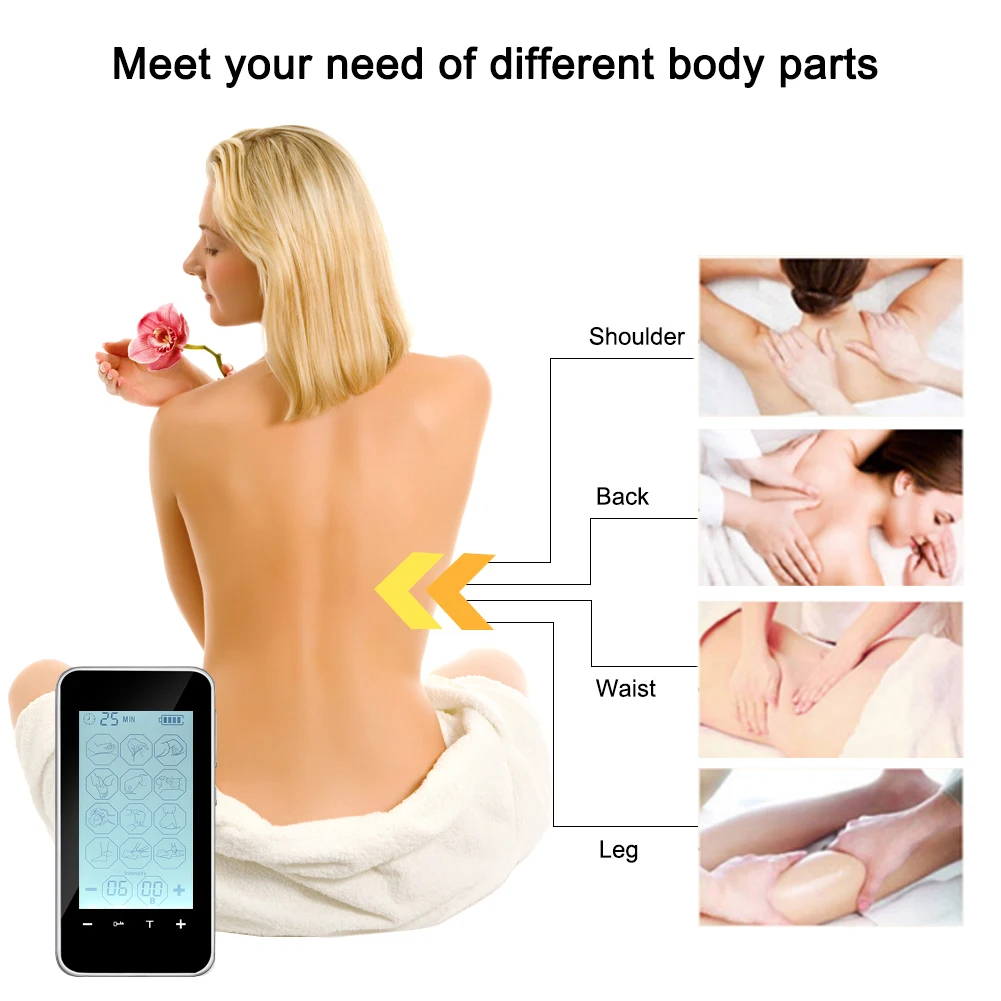 12 Modes Body Muscle Pain Relief 2 Channels Rechargeable Nerve Stimulator Pulse Massager Body Relaxation Meridian Physiotherapy
12 Modes Body Muscle Pain Relief 2 Channels Rechargeable Nerve Stimulator Pulse Massager Body Relaxation Meridian Physiotherapy