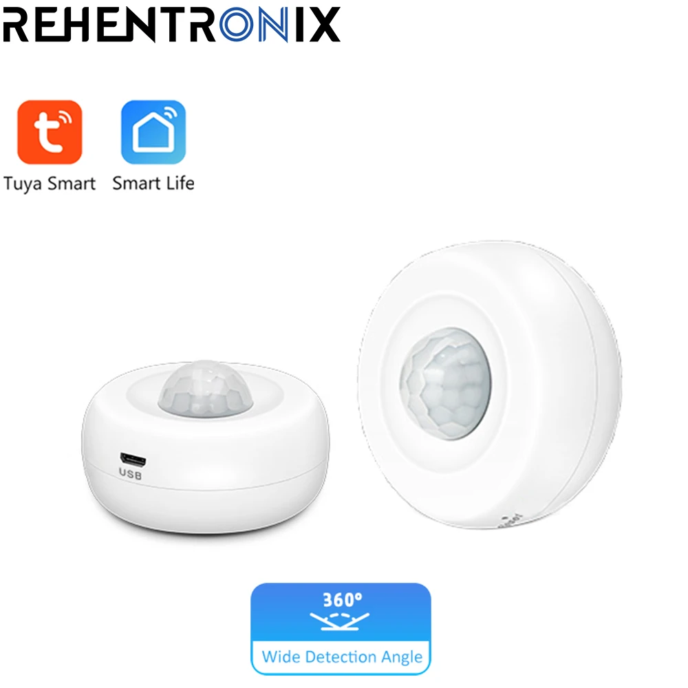 Tuya WIFI 360° PIR Sensor Motion Detector Smart Life APP Body Motion Sensor Alarm Wireless Home Security System Works With Alexa
Tuya WIFI 360° PIR Sensor Motion Detector Smart Life APP Body Motion Sensor Alarm Wireless Home Security System Works With Alexa