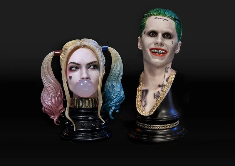 1/3 Jared Leto + Anne Hathaway Joker & Quinn High Quality Head Sculpture Set PSPDC-02 7" (Joker)/ 5.5" (Female Joker)
1/3 Jared Leto + Anne Hathaway Joker & Quinn High Quality Head Sculpture Set PSPDC-02 7" (Joker)/ 5.5" (Female Joker)