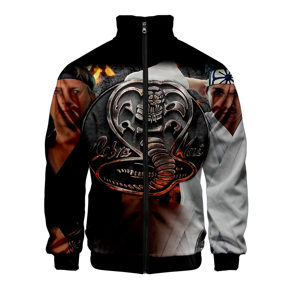 Cobra Kai Bomber Jacket Men Snake 3D Print Zipper Retro Coat Spring 2019 Harajuku Long Sleeve Plus Size Short Biker Jackets
Cobra Kai Bomber Jacket Men Snake 3D Print Zipper Retro Coat Spring 2019 Harajuku Long Sleeve Plus Size Short Biker Jackets
