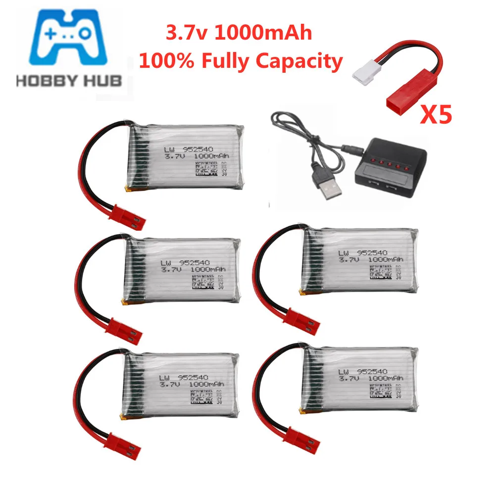 3.7V 1000mAh Lipo Battery + Charger for X400 X500 X800 HD1315 HJ818 HJ819 X25 RC Quadcopter Drone Spare Part vs 800mah JST Plug
3.7V 1000mAh Lipo Battery + Charger for X400 X500 X800 HD1315 HJ818 HJ819 X25 RC Quadcopter Drone Spare Part vs 800mah JST Plug