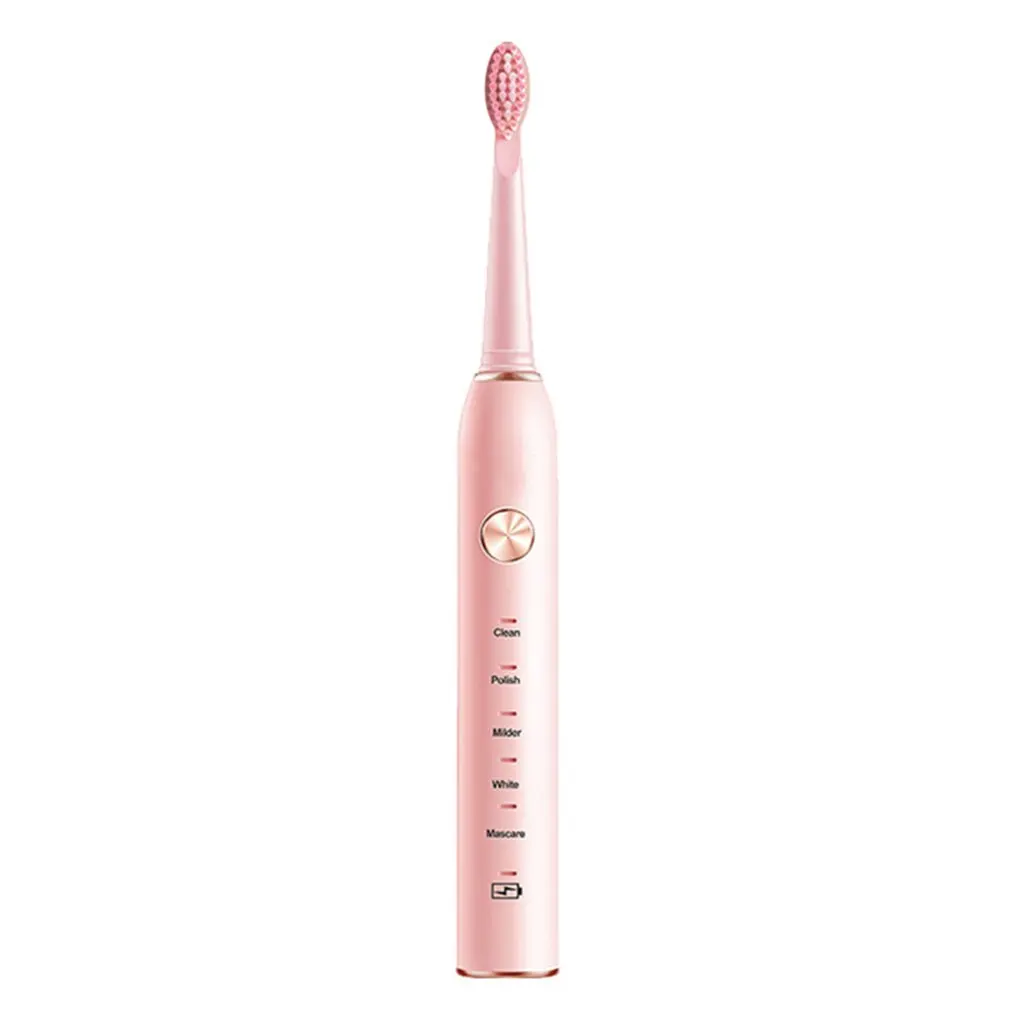 USB Rechargeable Soft Bristled Smart Toothbrush USB Charging 5 Modes Ultrasonic Automatic Brushing Timer Waterproof
USB Rechargeable Soft Bristled Smart Toothbrush USB Charging 5 Modes Ultrasonic Automatic Brushing Timer Waterproof