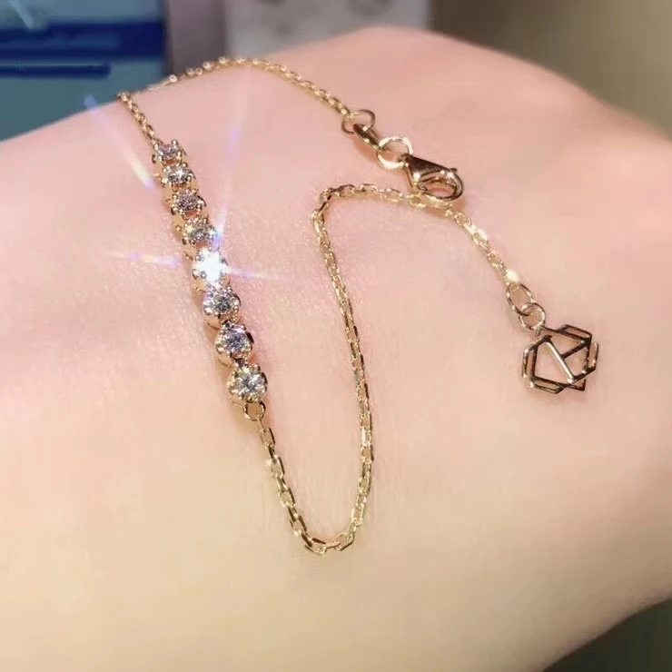 Браслет MeiBaPJ из серебра 925 пробы с бриллиантами диаметром 3 мм
Браслет MeiBaPJ из серебра 925 пробы с бриллиантами диаметром 3 мм