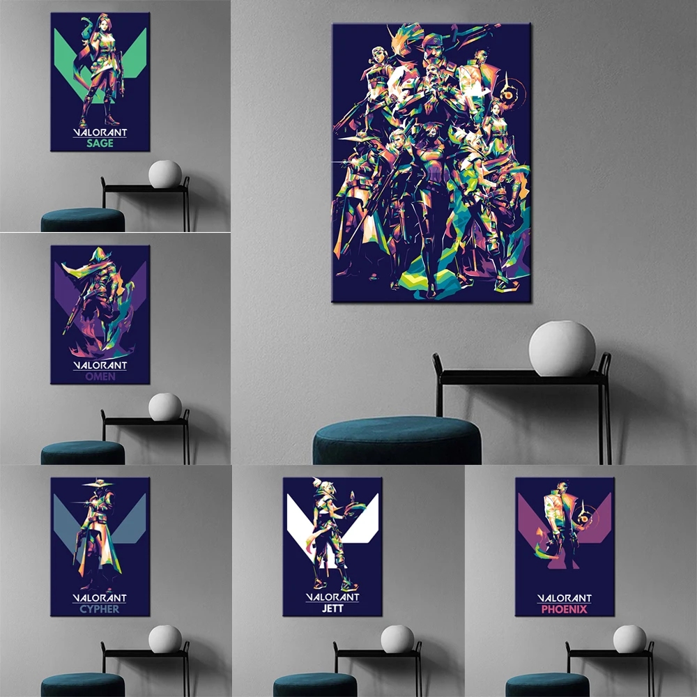 Unframed Valorant Oil Painting Jett/Omen/Sage/Viper Poster Wall Art Canvas Printing Wall Sticker Living Room Decor Birthday Gift
Unframed Valorant Oil Painting Jett/Omen/Sage/Viper Poster Wall Art Canvas Printing Wall Sticker Living Room Decor Birthday Gift