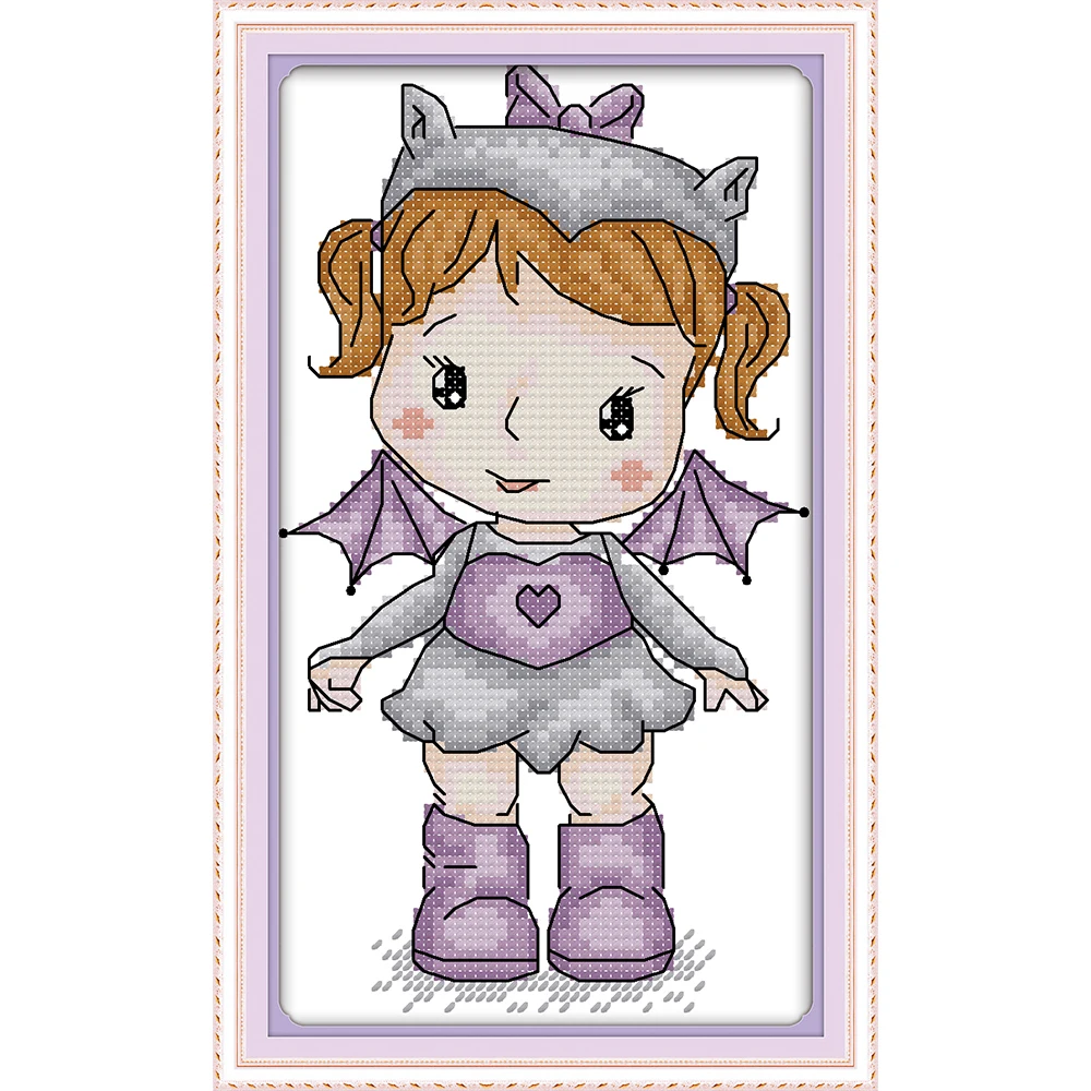 Joy Sunday Girl 2 Chinese Cross Stitch Kits Ecological Cotton Clear Stamped Printed 14CT 11CT DIY Wedding Decoration For Home
Joy Sunday Girl 2 Chinese Cross Stitch Kits Ecological Cotton Clear Stamped Printed 14CT 11CT DIY Wedding Decoration For Home