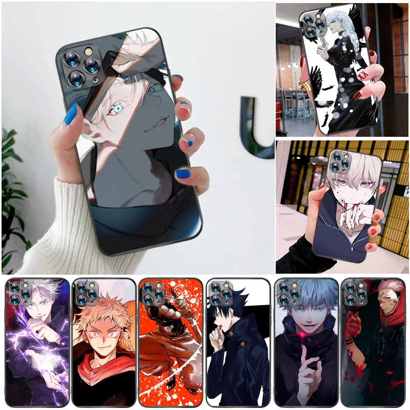 Jujutsu Kaisen Satoru Gojo Sukuna Yuji Itadori Fushiguro Megumi Phone Case For iPhone XS MAX X XR Soft TPU Cases Funda Coque
Jujutsu Kaisen Satoru Gojo Sukuna Yuji Itadori Fushiguro Megumi Phone Case For iPhone XS MAX X XR Soft TPU Cases Funda Coque