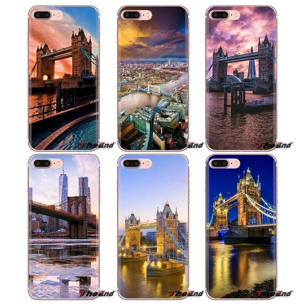 Tower Bridge of London England For Huawei Honor 7X V10 6C V9 6A Play 9 Mate 10 Pro Y7 Y5 P8 P10 Lite Plus GR5 2017 Silicone Case |