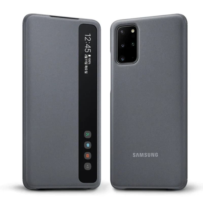 Samsung Mirror Clear S-View Smart Cover Phone Case For Samsung Galaxy S20 S20+ S20 Ultra 5G Intelligent Flip Case
Samsung Mirror Clear S-View Smart Cover Phone Case For Samsung Galaxy S20 S20+ S20 Ultra 5G Intelligent Flip Case