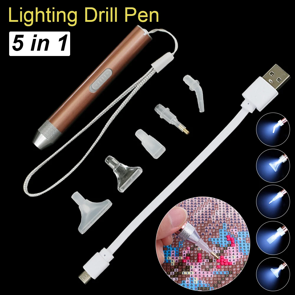 Diamond Painting Drill Pen Rechargeable Flashlight Cross Stitch Embroidery Crafts DIY Arts Household Sewing Accessories
Diamond Painting Drill Pen Rechargeable Flashlight Cross Stitch Embroidery Crafts DIY Arts Household Sewing Accessories