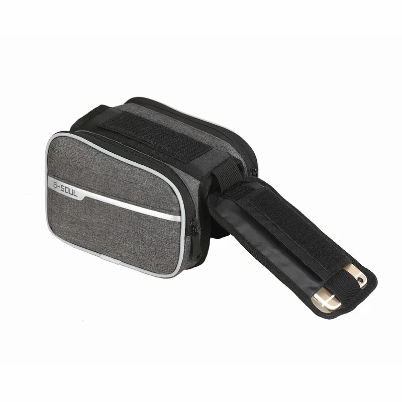 Bicycle bag polyester front beam bag mountain bike bag touch screen mobile phone bag upper tube bag riding equipment accessories
Bicycle bag polyester front beam bag mountain bike bag touch screen mobile phone bag upper tube bag riding equipment accessories