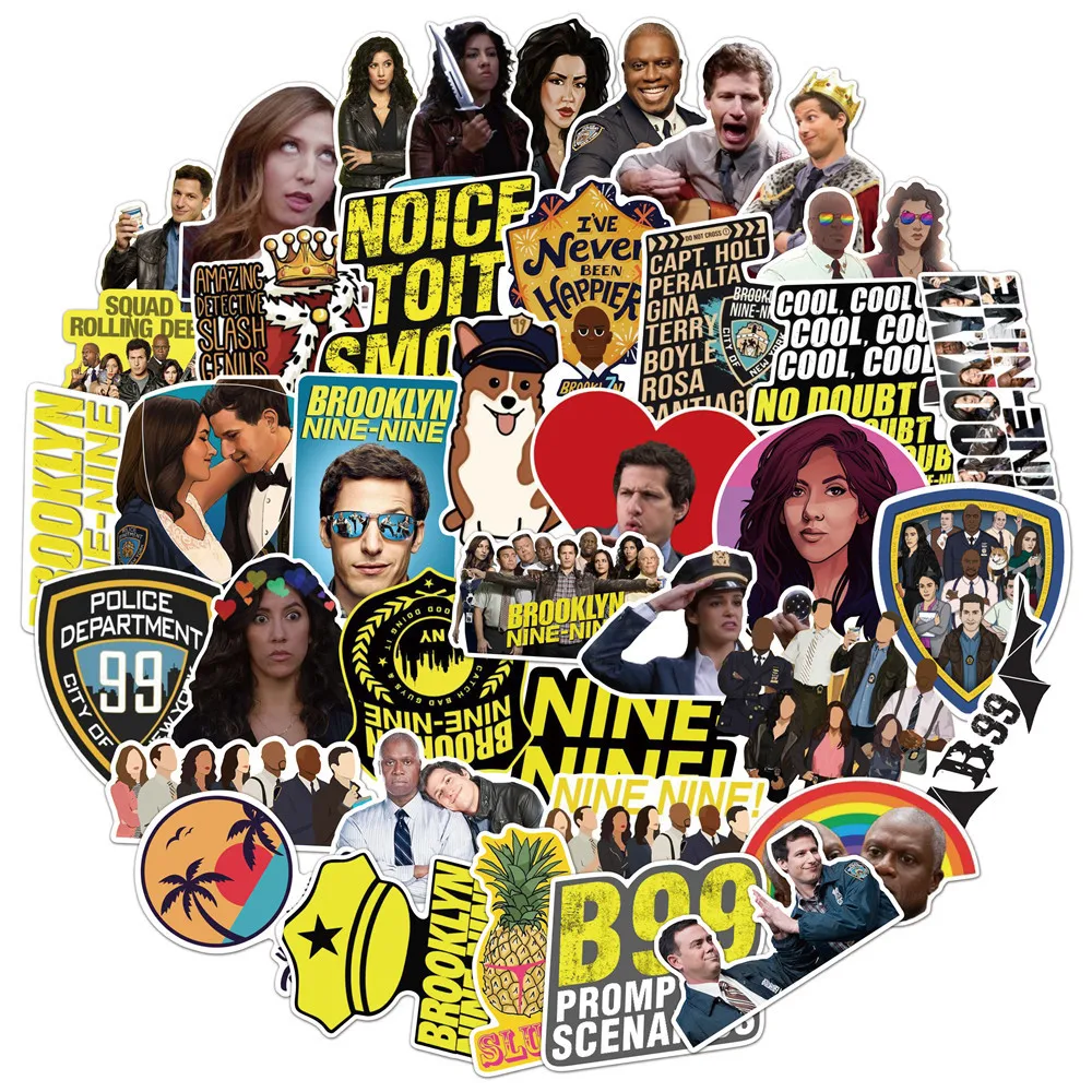 10/30/50PCS TV Show Brooklyn Nine-Nine Stickers Waterproof DIY Graffiti Decals for Phone Water Bottle Kid Stickers Aesthetic
10/30/50PCS TV Show Brooklyn Nine-Nine Stickers Waterproof DIY Graffiti Decals for Phone Water Bottle Kid Stickers Aesthetic