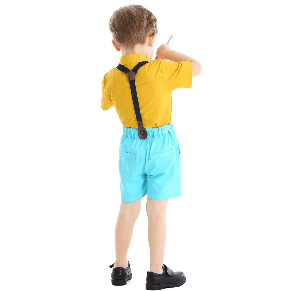 Wholesale Short Sleeve Children Boys Clothes Sets Fashion Baby Boys Kids Gentleman Outfits Bow Tie Shirt+Suspender Short Set
Wholesale Short Sleeve Children Boys Clothes Sets Fashion Baby Boys Kids Gentleman Outfits Bow Tie Shirt+Suspender Short Set