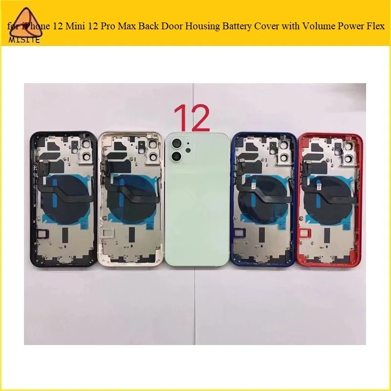 1Pc Back Battery Door Housing Cover Assembly for iPhone 12 Rear Middle Frame Body Chassis Case +Volume Power Wireless Flex
1Pc Back Battery Door Housing Cover Assembly for iPhone 12 Rear Middle Frame Body Chassis Case +Volume Power Wireless Flex