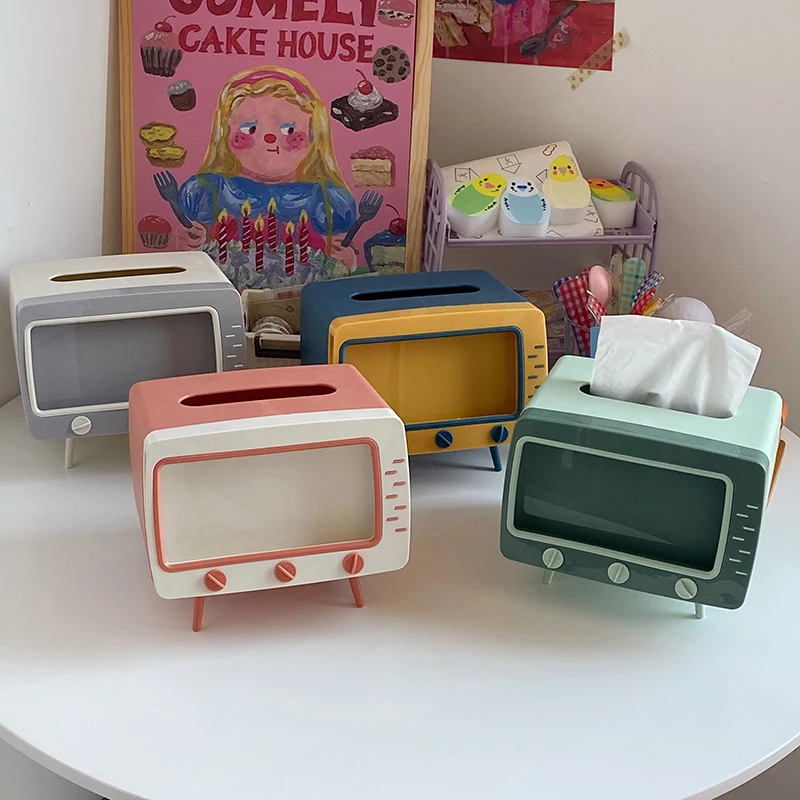 Kawaii Creative TV Tissue Box Mobile Phone Stand & Tissue Box Storage Nordic Plastic Tissue Box Organizer Paper Box Home Decor
Kawaii Creative TV Tissue Box Mobile Phone Stand & Tissue Box Storage Nordic Plastic Tissue Box Organizer Paper Box Home Decor