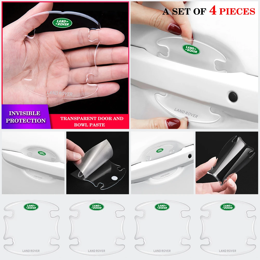 4PCS Car Sticker Car Door Handle Bowl Scratches Protective Transparent Protector Sticker for Land Rover Range Rover Sport Evoqu
4PCS Car Sticker Car Door Handle Bowl Scratches Protective Transparent Protector Sticker for Land Rover Range Rover Sport Evoqu