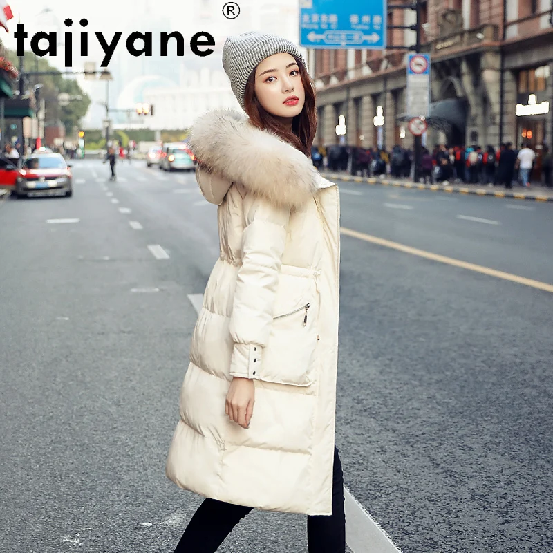 Winter White Duck Down Jacket Women 2021 Hooded Real Raccoon Fur Collar Parkas Female Warm Black Overcoat Casaco Feminino Gxy230
Winter White Duck Down Jacket Women 2021 Hooded Real Raccoon Fur Collar Parkas Female Warm Black Overcoat Casaco Feminino Gxy230
