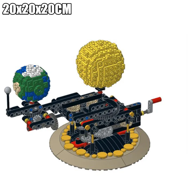 New Earth Moon Sun Orrery Model WORLD DIY Solar System Idea Creator MOC-4477 Building Blocks Bricks Toys Kid Gift
New Earth Moon Sun Orrery Model WORLD DIY Solar System Idea Creator MOC-4477 Building Blocks Bricks Toys Kid Gift