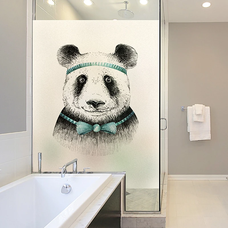 Customized Size Glass Film Static Cling Panda Pattern Sun-Block Decorative Tint-Film For Home Office Restaurant Store 55cmx100cm
Customized Size Glass Film Static Cling Panda Pattern Sun-Block Decorative Tint-Film For Home Office Restaurant Store 55cmx100cm