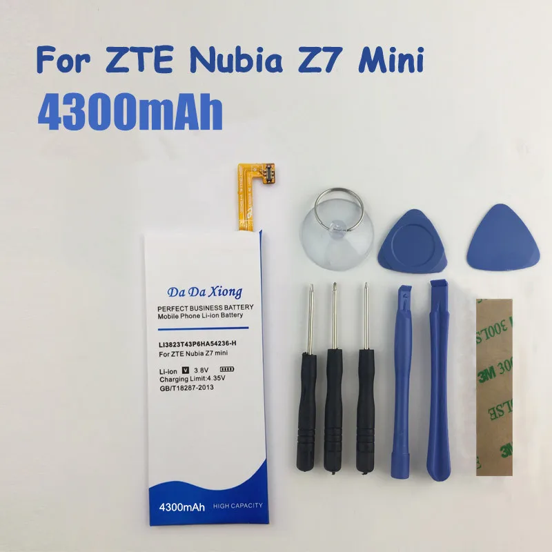 4300 мА/ч LI3823T43P6hA54236 H Батарея для ZTE Nubia z7 mini Z7 мини NX507J лезвие S6 5 0 дюймов G717C G718C|battery